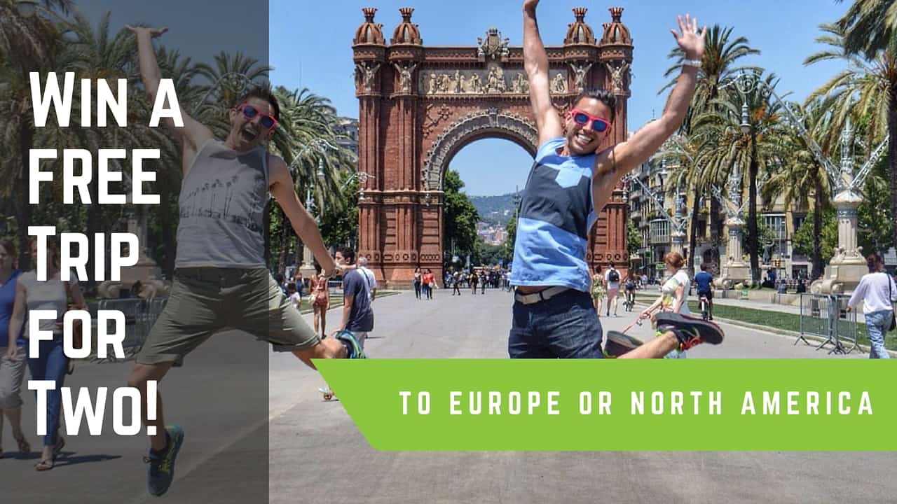 Win a Free Trip to North America or Europe!