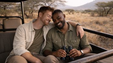 Couple enjoys Safari in Namibia, with OUT Namibia
