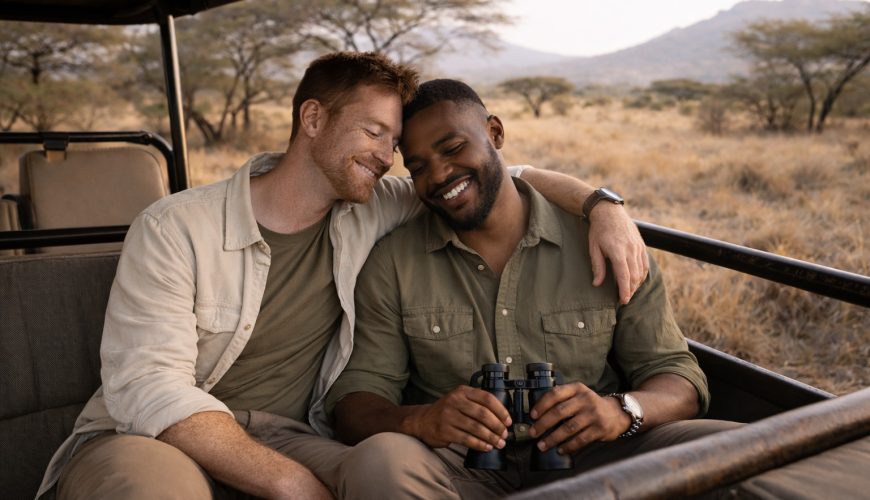 Couple enjoys Safari in Namibia, with OUT Namibia